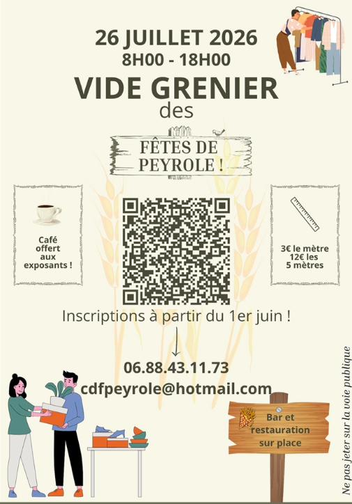 Bulletin d'adhésion au vide grenier bulletin d'adhésion au vide grenier avec QR code