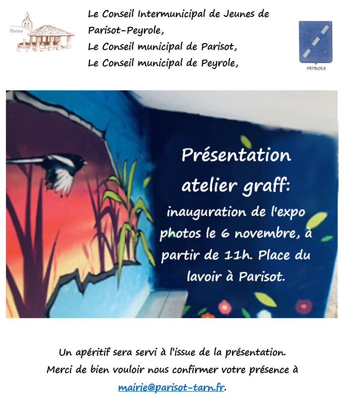 atelier graff des abribus, inauguration d'une expo photo Image